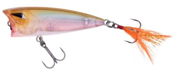 ZECK - Popper - Pop-Jet 4,5 cm | Surface F - Oberflächenköder, Stickbait - Purple Wakasagi