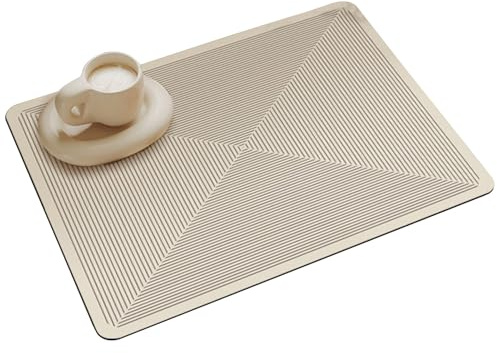 Alfombrilla para secar la vajilla | Antideslizante Y Lavable Para Zona De Café,Alfombrilla Absorbente Para Escurrir Vajilla | Para Baño, Tazas, Encimera, Mesa De Comedor, Restaurante De Té