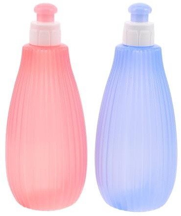 Po Reinigungsflasche 350ml 2 Stück Pp für Baden | Präzise Reinigung, Wassersparendes Design, Sanfte Anwendung, für Windelwechsel und Unterwegs