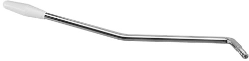 Toddmomy Leva Tremolo per Chitarra Elettrica con Filetto 5.0mm in Metallo Cromato e Punta Bianca per Regolazione Tensione Corde Tremolo Singolo