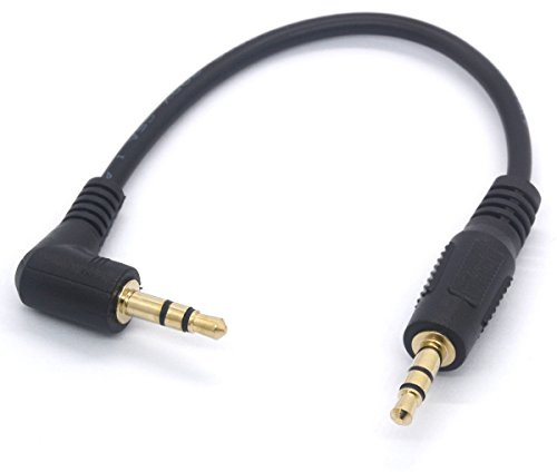 3,5 mm Audiokabel, 90 Grad, 3,5 Stecker auf Stecker, Kopfhörer-Adapter, AUX-Klinkenstecker, Stereo, AUX-Kabel