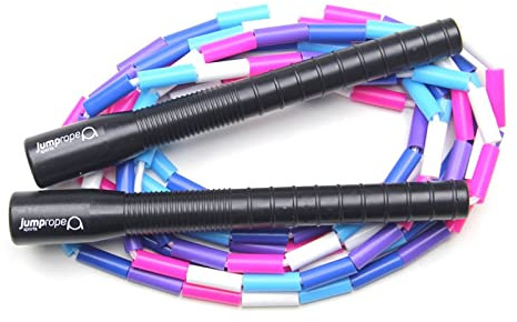 Professionelles Rope Skipping Wettkampf Springseil Freestyle Bead - Länge verstellbar (GIRL, 3.0m)