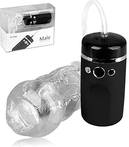 Luvado Masturbator - mit Saugfunktion/Blowjob - für Männer mit Vibration - Mann Erotik Frau Cup Maschine Vibration ihn Men Elektrisch Egg Spielzeug Sie Loch Wellen realistisch Sex Lippen