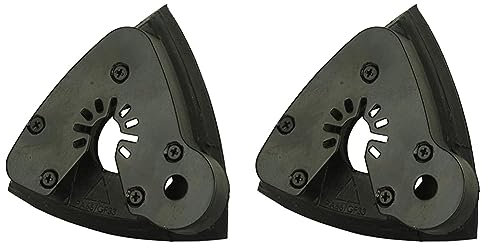 DeWalt Schleifplatte mit Absaugung (Zubehör für Multi-Tool, mit Absaugungsvorrichtung) DT20700 (Packung mit 2)