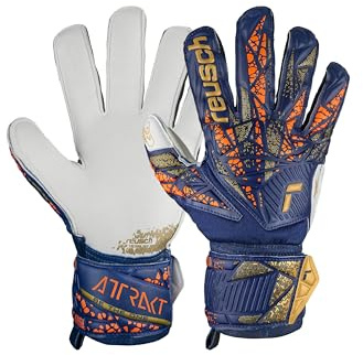 Reusch Attrakt Grip Goalkeeper Gloves for Adults with Expanse Cut and Outstanding Grip