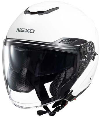 Nexo Jethelm Comfort II - Thermoplast - Klar Visier - ECE 22/06 - Sonnenblende