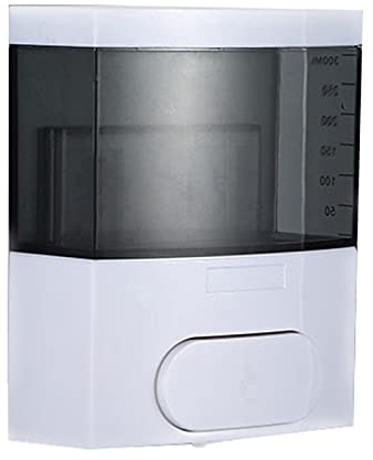 MDCRADI Dosificador de jabón Caja de desinfectante Manual Manual de la Mano de la Pared, no fácil de Girar Amarillo y no deformado, dispensador de jabón de baño dispensador de jabón líquido