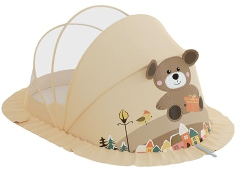 Balakaka Baby Faltbare Moskitonetz 110x60x65cm, Pop-up Kinder Baby Licht Blockieren Moskitonetz Anti-Moskito, Tragbares Baby Reisezelt Krippe für 0-5 Jahre Baby