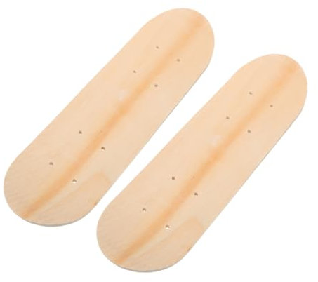 GAROZATION 2 Stück Unlackierte Skateboard-Decks Graffiti-Skateboard-whiteboard Für Jungen Und Mädchen Teenager Kunstliebhaber