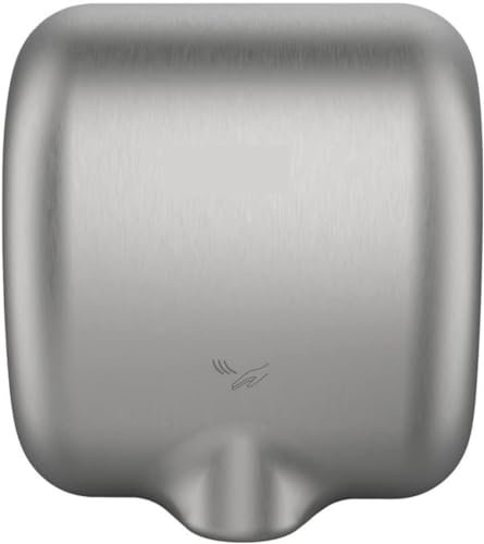 CSYQPDMBDL Asciugamani Elettrico, Asciugamani Automatico, Asciugamani Elettrico Commerciale Airflow, Potente asciuga Mani ad Alta velocità in Acciaio Inox, sensore for Il Bagno