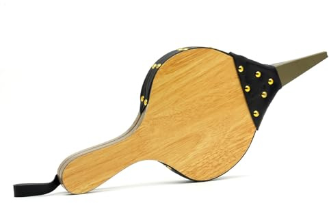 CKB LTD Wooden Fireplace Bellows – Traditional Fireside Bellow with Metal Nozzle, Easy Air Blower for Open Fire, Fireplaces, BBQs, Outdoor Camping, Wood Stoves & Barbeque Grill Lighter