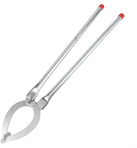 Besttoolifes Morsetto per trapunte per serra, morsetto in metallo resistente con impugnatura in gomma per danni - regolazione di coperture trapuntate e accessori per serre (argento)
