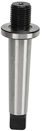 DANAIXZ MT2 5/8 16 Drill Chuck Arbor Hardened Morse Taper Adapter Manganese Steel Flat Tail Thread for Drilling Milling Boring Machines
