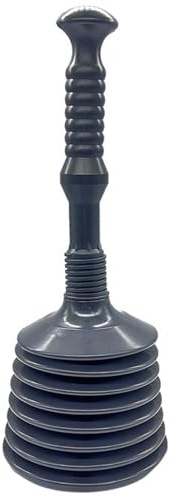 MAXPERKX Heavy Duty Powerful Bath Toilet Plunger Unblocker Air Pump Rubber Sink Blaster Drain Blockage Remover Bathroom Kitchen Showers Tool Unblock Vacuum Cleaning Large