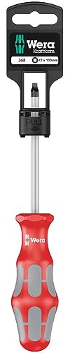 Wera 368 SB Schraubendreher für Innen-Vierkantschrauben, # 2 x 100 mm, Wera 05100071001