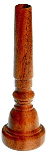 Rieger & Gräf TR3C Nuss Mundstück für Trompete (hochwertiges Allroundmundstück für Trompete aus geöltem Nussholz, mittelflacher Kessel- & mittelbreiter Rand mit 16,3 mm Innendurchmesser)