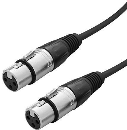 W Audio 0.25M XLR Female to Female Gender Changer Adaptor Lead Cable