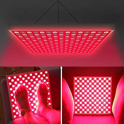 Zyxdk Lumière Rouge Appareil de Thérapie, 660&850nm Proche Infrarouge LED Panneau de Luminothérapie, Grade Clinique Utilisation à Maison 45W Lampe de Luminothérapie pour L'Anti-âge, Peau Corps