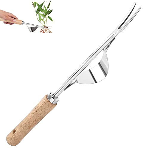 ACHANFLY Weed Remover Tool Weeder Tool Garden Hand Weed Puller Stainless Steel Dandelion Removal Tool Root Remover Manual Weed Removing Weeding Tools for Garden Grass Patio Lawn Farmland