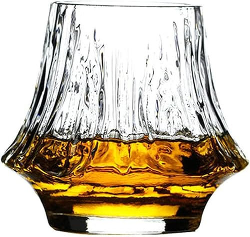 SKUZA Whisky Glass,Wine Glass Whiskey Tumbler Mountain Irregular Brandy Snifter Cup Creativity Coffee Cup