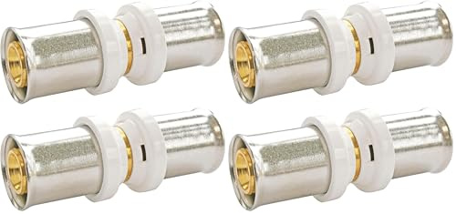 SOMATHERM FOR YOU, Manchon égal à sertir pour tube multicouche Ø16 - Raccordement facile et rapide, compatible avec profils U, H, TH - Conforme norme NF 545, sécurité d'étanchéité