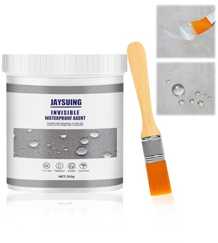 shallyong Colla Impermeabile Trasparente, 300g Sigillante Isolante Impermeabile, Waterproof Glue Trasparente, Impermeabilizzante Sigillante Perdite Acqua, per Bagni, Cucine, Fessure delle Finestre