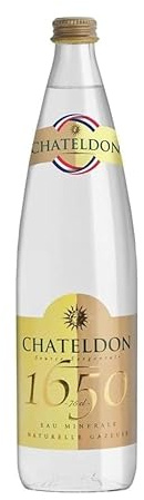 Chateldon sparkling water glass bottle 75cl - Pack of 12