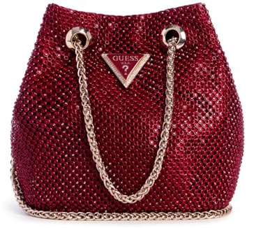 GUESS Zalina Mini Pouch Claret