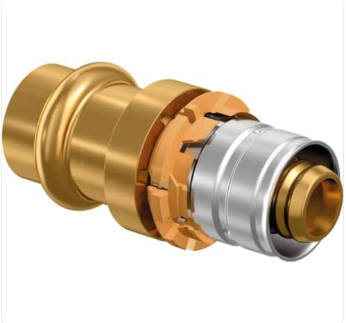 DSTOCK60 - Manchon de transition multicouche/Cuivre V 32-28CU-SST compatible Uponor S-Press - 1090681-6414905221066