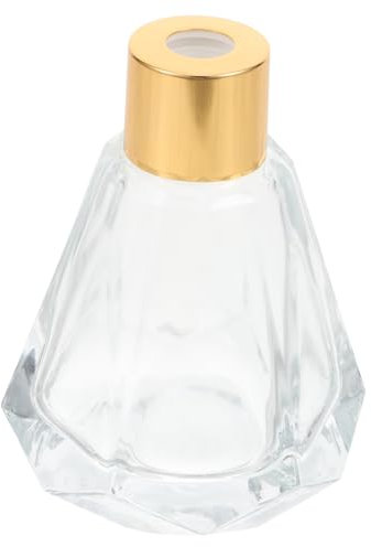 Gatuida 2piezas Botella De Aromaterapia De Vidrio Grueso Rellenable Hogar Coche para Aceite Esencial y Decoración Escritorio