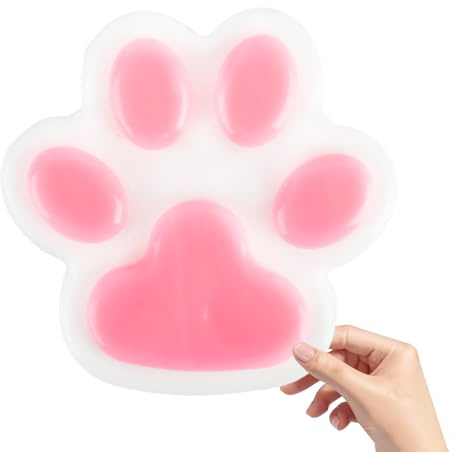 AYNKH 1 Stück FuFu Cat's Paw Squishy, Super Big Cat's Paw Squishy Toy, reduziert Stress, verbessert die Konzentration, Kinder, Jugendliche und Erwachsene, Geschenke (Rosa)