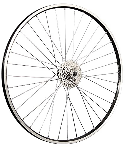 28 Zoll Laufrad Hinterrad Hohlkammer Shimano Cues QC400 schwarz mit 9 Fach Kassette