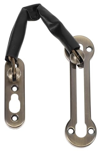 KOMBIUDA Catena per Porta di Sicurezza in Acciaio Inossidabile Catenaccio Robusto Fibbia per Porta Domestica Serratura Aggiuntiva per Protezione Interna e Sicurezza Familiare