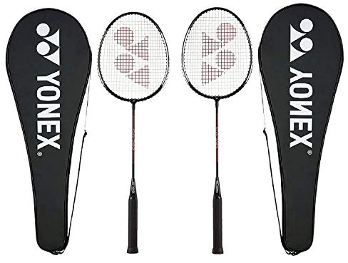 Yonex GR 303 Saina Nehwal Edition Badminton Racket 2021 Professional Beginner Practice Racket with Full Cover Steel Shaft - Pack of 2