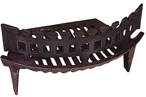 16 Inch 24B Fire Grate 4 Legs (Inc Up Stand) - Cast Iron
