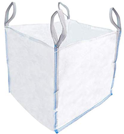 2 x FIBC 1 Tonne Bulk Builders Garden Waste Bags | Jumbo Storage Sacks 85x85x85cm