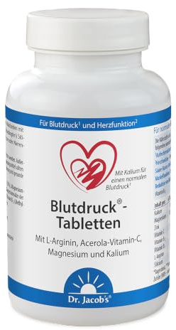 Dr. Jacob's Blutdruck Tabletten I für normalen Blutdruck, Herz & Gefäße*