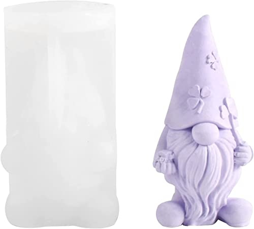 3D Silikonform Ostern Silikonform Wichtel, Silikonformen Epoxidharz, DIY Silikonform Kerze, Gießformen Silikon, Kerzen Seifenform Für Handarbeit Ornamente Duftkerze (A)