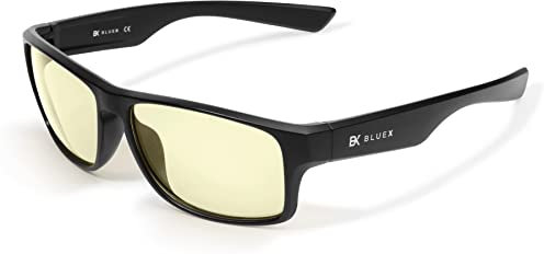 BX-BlueX X50 • Occhiali Anti Luce Blu >50% super leggeri in TR90 - Occhiali da riposo riduzione della Luce Blu degli Schermi - Console, PC Computer, Gaming e TV