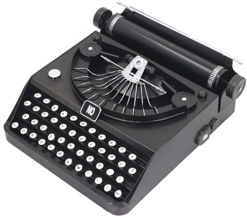 banapoy Vintage Schreibmaschinenmodell, Eisen Antik Klassiker Handbuch Schreibmaschinen Dekoration, Alte Requisiten, Heimdekoration, Ornamente, Foto Requisite banapoy0t3d8a7gb6