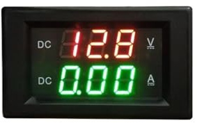 DC 1000A Shunt LED Digital Voltmetro Amperometro DC 0-100V 300V 600V Misuratore di tensione e corrente Doppio metro Ampere Tester di tensione Amp Gaug (Color : Black cover, Size : DC600V)