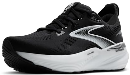 Brooks Men’s Glycerin GTS 22 Supportive Running Shoe - Black/Grey/White - 10.5 Medium