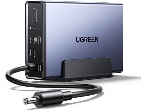 UGREEN NAS UPS, 120W DC Battery Backup and Surge Protector, 12000mAh Uninterruptible Battery Power Supply Compatible NAS DXP2800, DXP4800, DXP4800 Plus, DXP480T Plus, DH2300, DH4300 Plus Only