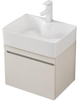 JOSIAHCQ Mueble Baño con Lavabo Conjunto Muebles de Baño Lavabo Suspendido Lavabos Pequeños con Mueble para Espacios Pequeños(4030)