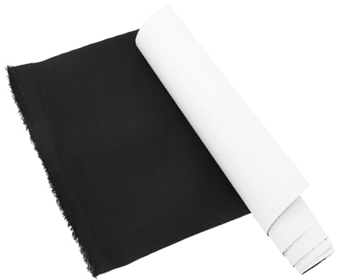 Operitacx Selbstklebender Buchumschlag Aus Leinen Schwarz Vielseitiger Buchschutz FüR Scrapbooking Diy Projekte BüCher Geschenkverpackungen 150X40Cm