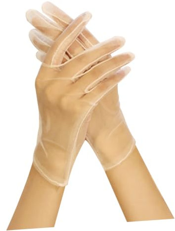 WATIIFUFU Anspruchsvolle Brauthandschuhe Kurze Handschuhe Für Hochzeitskleidhandschuhe Elegante Details