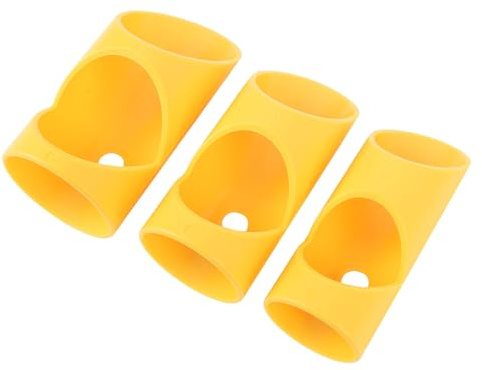 Schaumrohrschneider -Werkzeug, Drei -Rohr -Isolierung Schneidvorrichtung Schaumrohrrohr Isolierung Schnittführung für Rohrisolierung in Häusern 45 Mm, 50 Mm, 58 Mm (YELLOW)