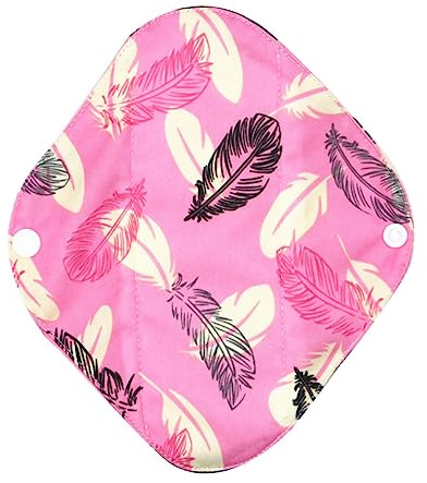 SHERCHPRY 1 Juego Compresas Menstruales Reutilizables Fibra De Almohadillas Lavables Y Ecológicas Para Mujeres 5 Piezas