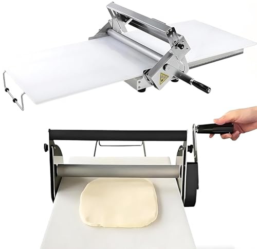 Haushalts-Teigausrollmaschine Aus Edelstahl, Manuelle Faltbare Teigausrollmaschine Für Blätterteig Pizza, Tortilla, Teig, Compact Manual Dough Rolling Machine Nudelmaschine Teigdicke 0–27mm