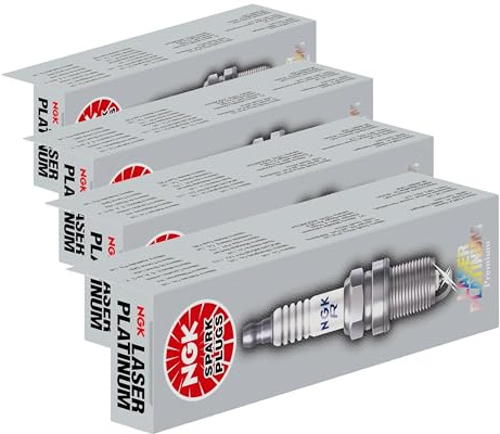 Bougie d'allumage NGK | Laser Platinum |PLZKBR7B8G, 91530 (Lot de 4)